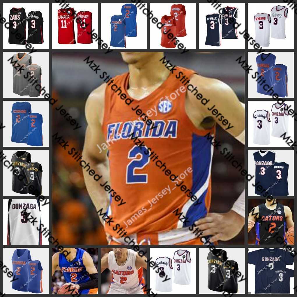

3 Andrew Nembhard Basketball Jersey Florida Gators Stitched College jerseys 2022 NCAA ZAGS Gonzaga school Basketball Wears