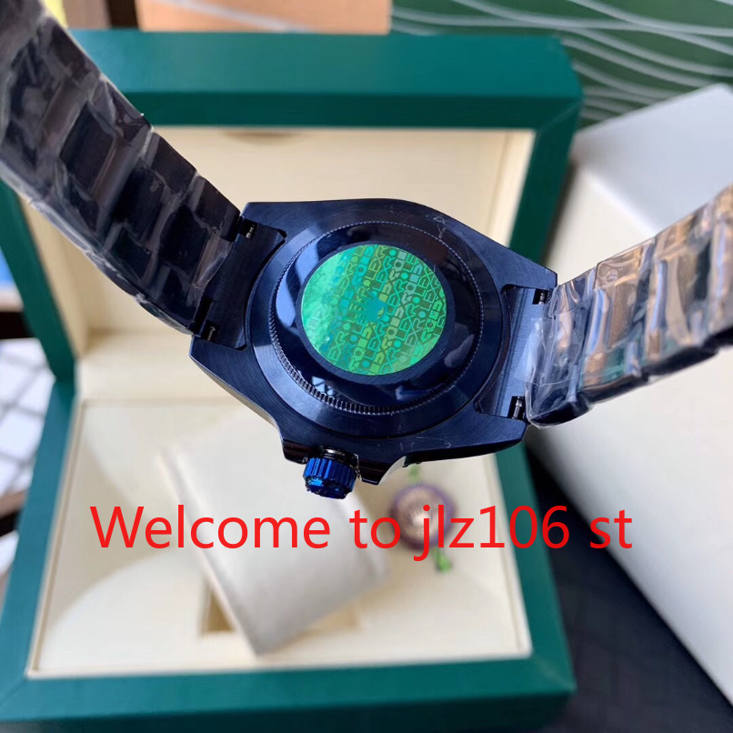 

AA new men's mechanical watch, imported fully automatic mechanical movement, size 42mm, paired with a brand new exclusive electric blue precision steel strap rr
