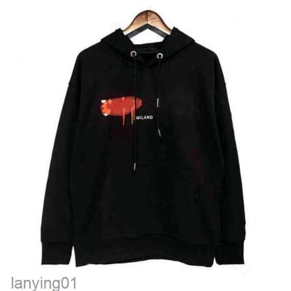 

Men' Hoodies Sweatshirts  Palms//angel Men Hooded Autumn Winter Spray Graffiti Letters and Women' Loose Street Lovers' Plush Hoodie 1fg7b