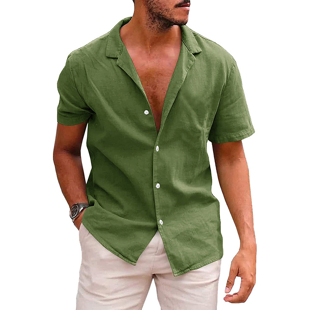 

Men' Casual Shirts Men' Hawaiian Floral Shirt Loose Tropical Holiday Linen Beach, Gray