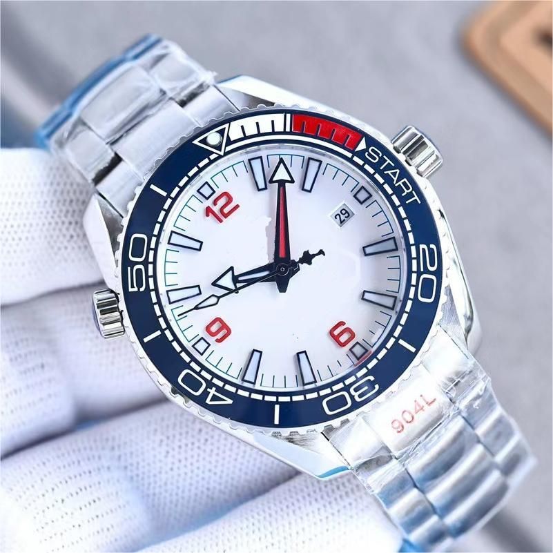 

U1 Top-grade Mechanical mens designer watches men seamaster watch swissmade water resistant stainless steel strap clasp material 42mm wristwatch for men movement, Only boxes