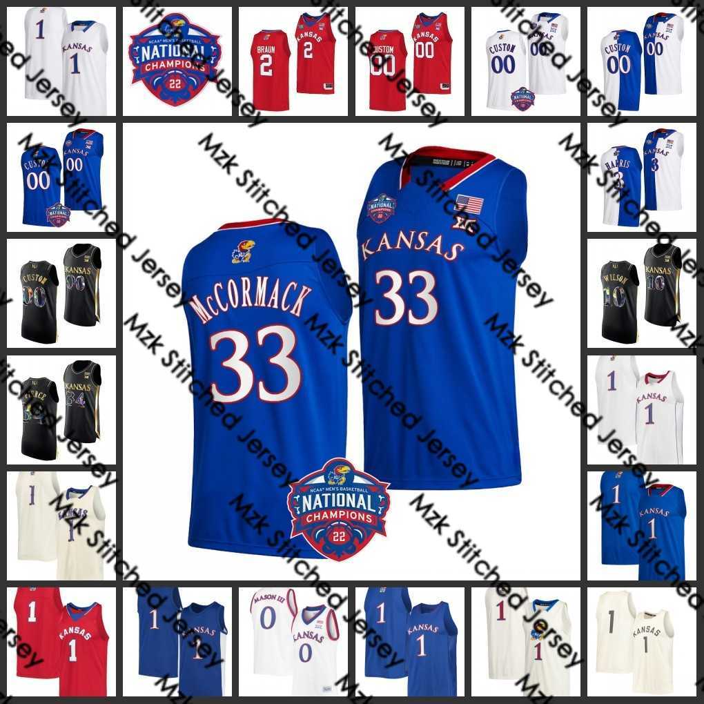 

2022 NCAA Final Four 4 Custom KU Kansas Jayhawks Basketball Jersey 2 Christian Braun 44 Mitch Lightfoot 20 Michael Jankovich 31 Cam Martin 13 Charlie McCarthy Jerseys, 2020-2021 royal