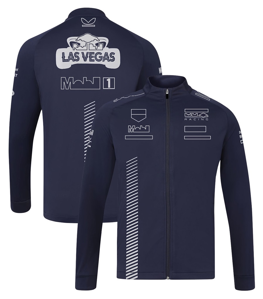 2023 F1 Hoodie Jacket Formula 1 Racing Team Hoodie Sweatshirt New Season Fans Men Windproof Full Zip Hoodie Hooded Softshell Jacket