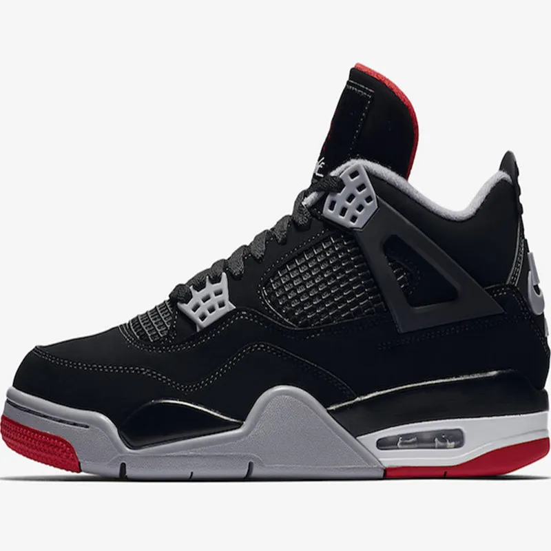 

2023 Athletics Basketball Shoes Jumpman 4 4s Bred Mens IV Black Cement Grey-Summit White-Fire Red Designer Sports Sneakers Size US5.5-13