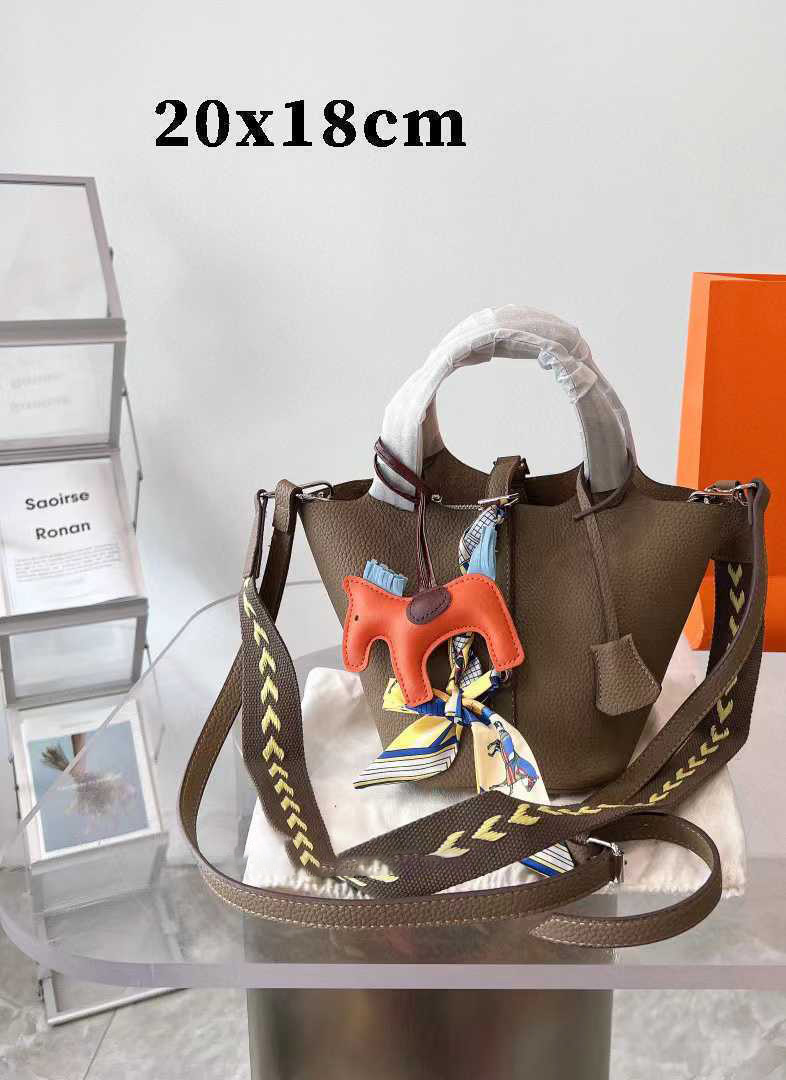 

Evening Bags shopping bag Bucket Bag Layer Cowhide Allmatch Food Baskes Shoulder Crossbody Lock h Handbag Leather Womens Female Purses Multi Pochette, 20