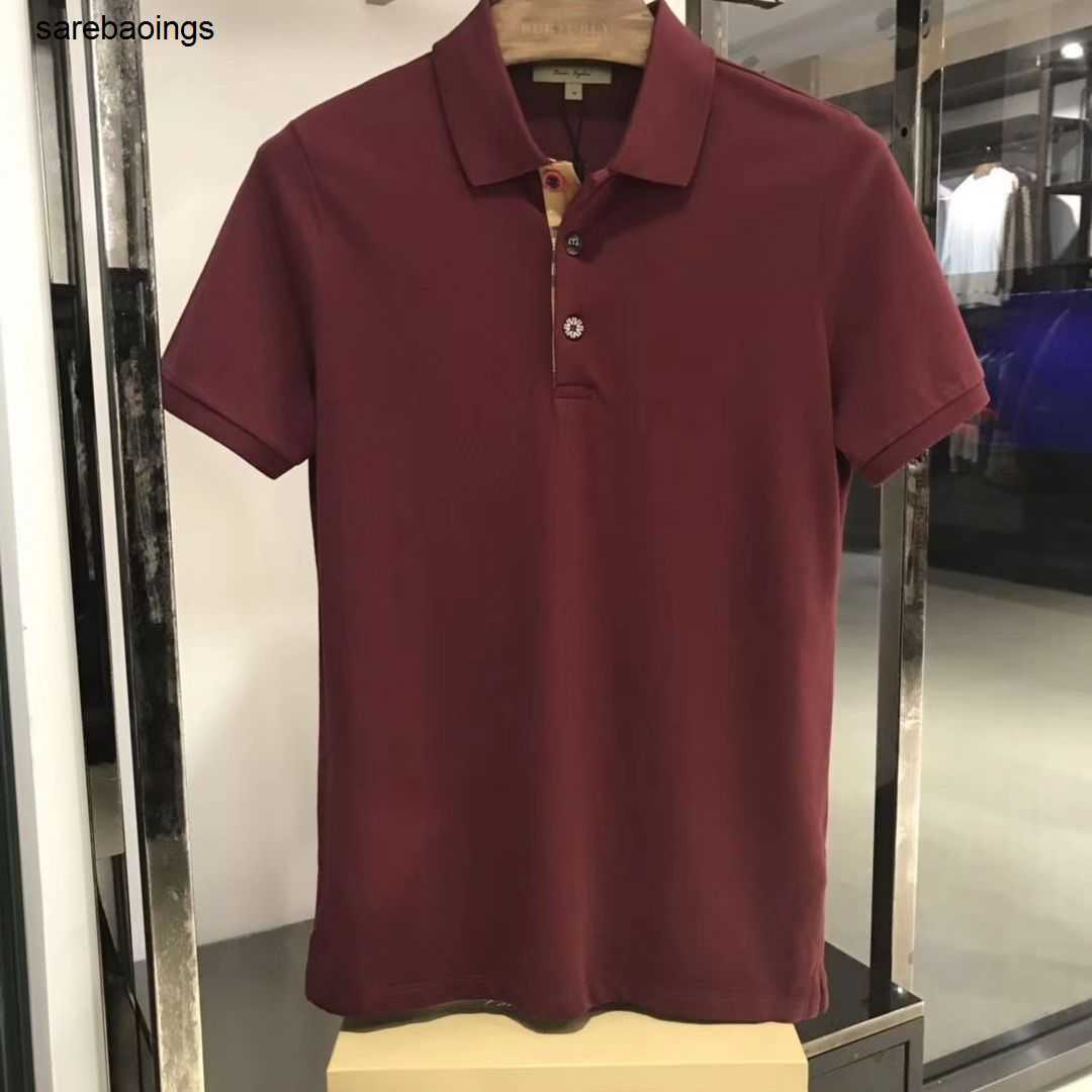 

Men's Polos Arder Shirt Burbery Britih Family Men Polo Shirt Polo Neck Short Sleeve Hore Rainbow Baga 8wi8, Blackish green