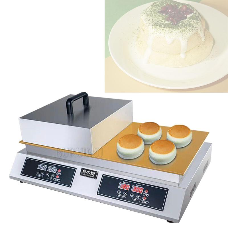 

Digital Japanese Fluffy Souffle Double Pan Cakes Maker 220v Electric Souffle Machine Fluffy Pancakes machine Kitchen Equipment