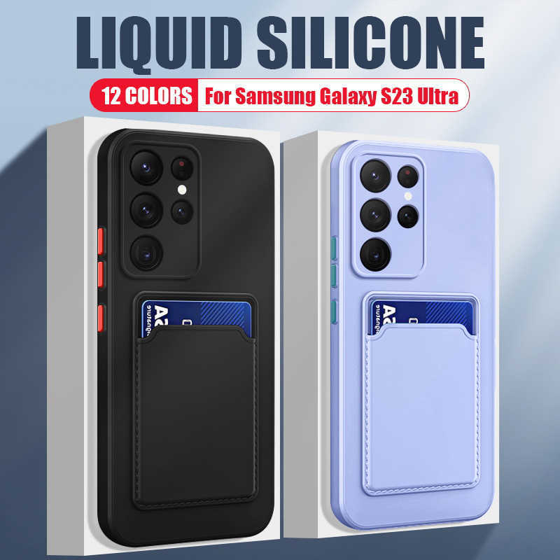 

Luxury Card Holder Back Wallet Case For Samsung Galaxy S23 S22 S21 Ultra S20 FE Plus A12 A32 A33 A72 A52 A53 5G Cover Coque, White