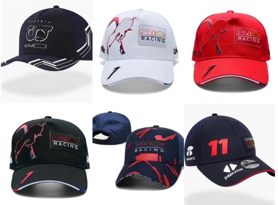 

F1 full embroidered LOGO racing cap 2023new sun hat