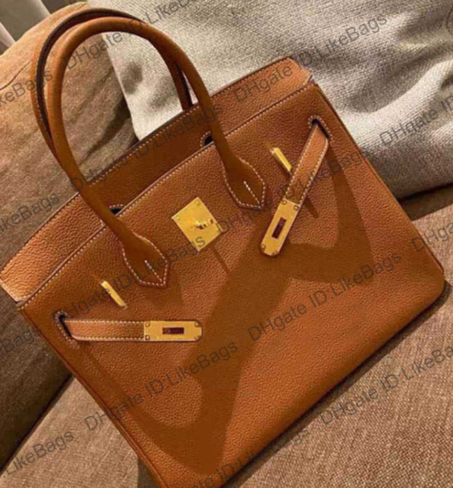 

Designer tote bag womens shopping handbag luxury shoulder crossbody bags purse fashion brand gold hardware cowhide genuine bags, Orange-gold hardware