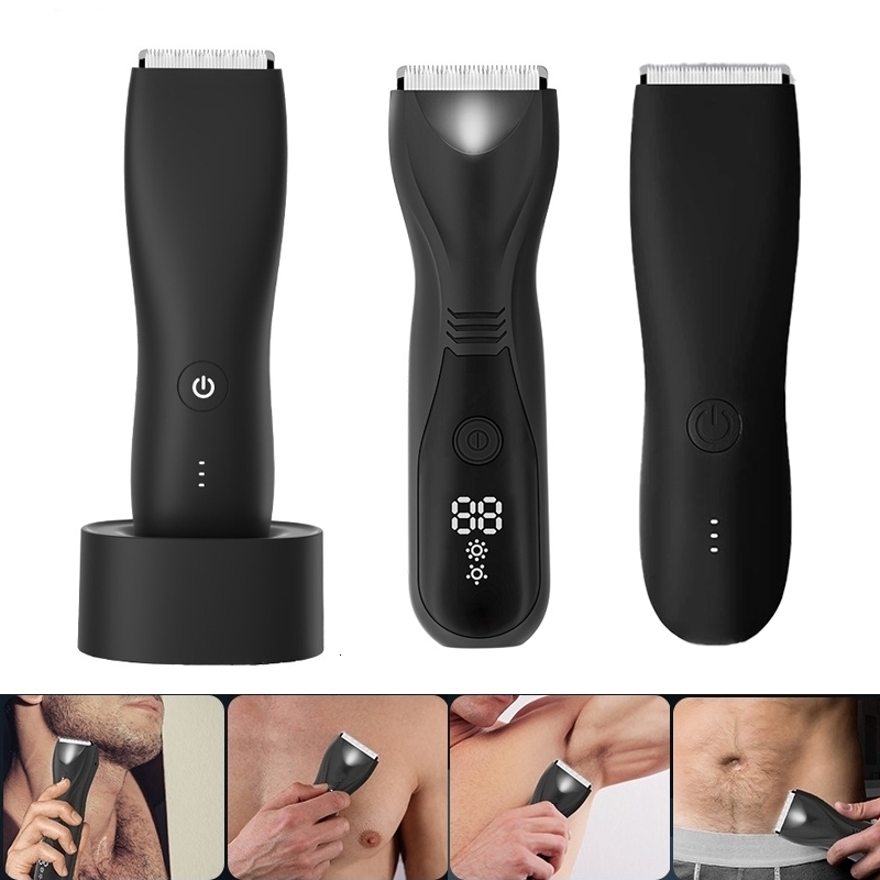 

Hair Trimmer Men s Electric Groin Pubic Body Grooming Clipper for Men Bikini Epilator Rechargeable Shaver Razor 230406