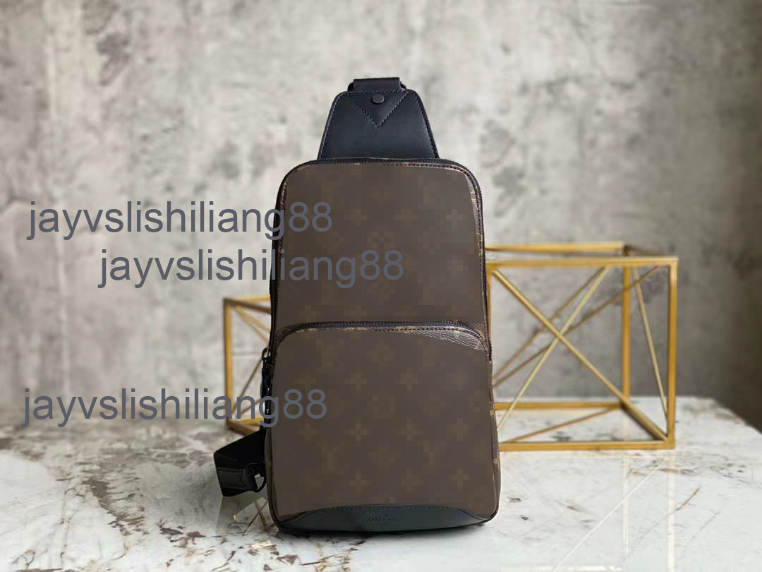 

Men Casual Fashion Designe AVENUE Shoulder Bags Cross Body Messenger Bag Handbag High Qualitys Backpack 31x20x10cm N41720 N41719 M30443 M45897, 5.grey flower letter