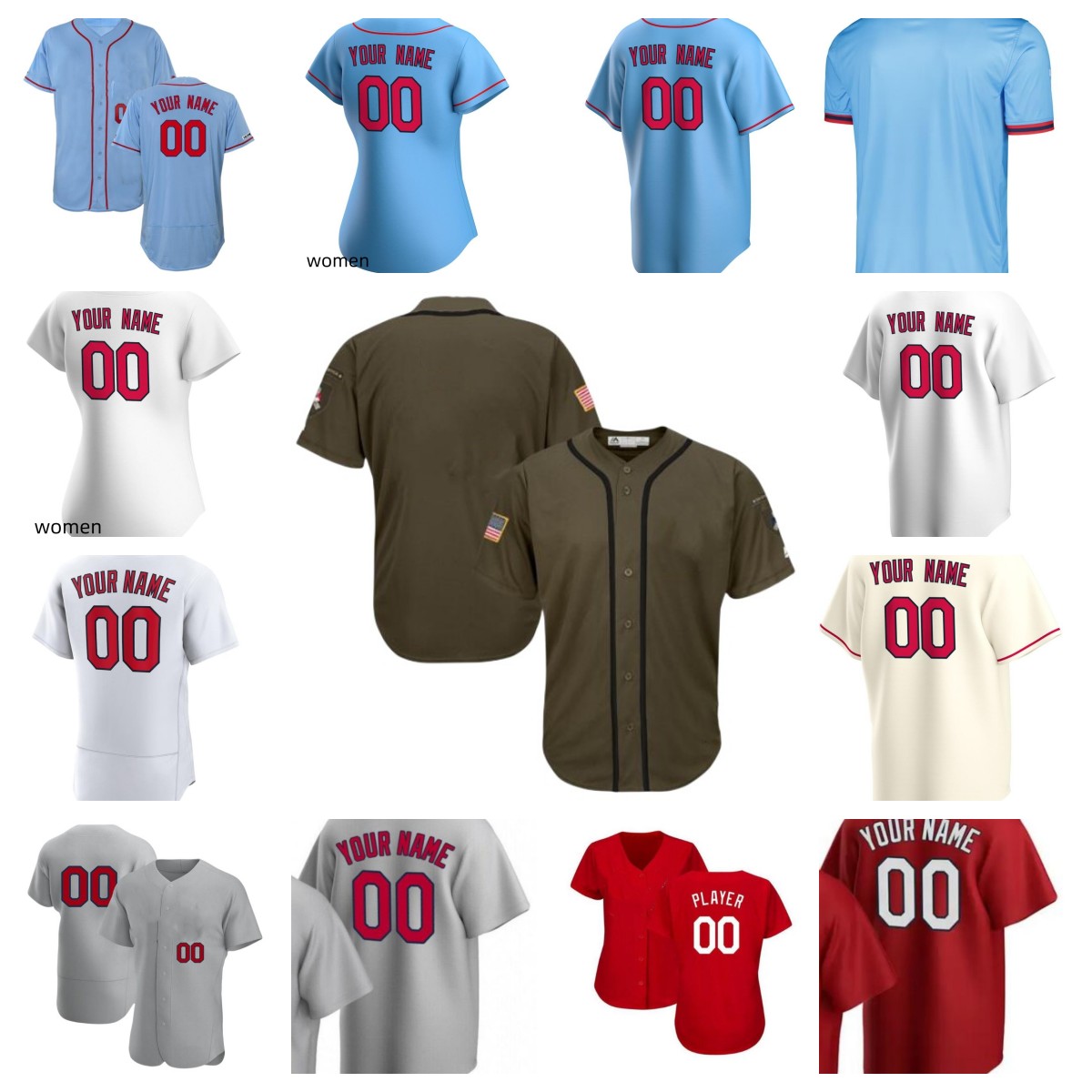 

Baseball Jersey Lars Nootbaar Nolan Arenado Stan Musial Adam Wainwright Paul Goldschmidt Albert Pujols Molina Smith Contreras DeJong Edman Gorman Flaherty Walker, Versions grey