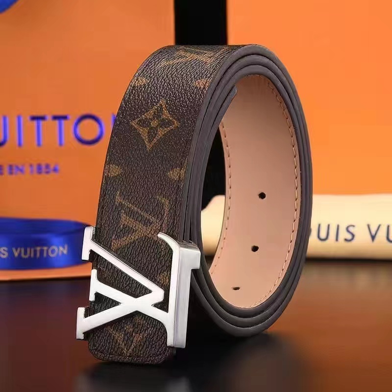 

2023 With box Mens Designer Belt for Men Luxury Fashion business Belts Womens ceinture Black Metal Buckle Waistband Louise lvs Viuton Louis Vuitton lv cintura