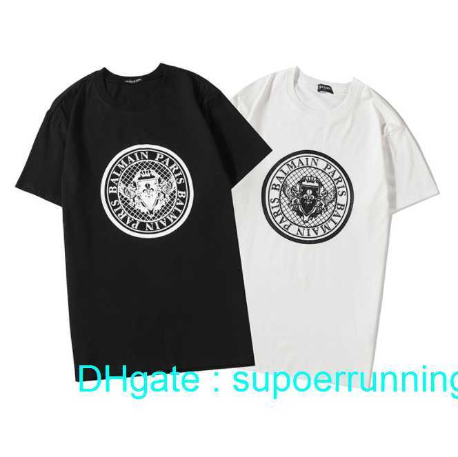 

2023 New Top Balmain Summer Mens Womens letter T shirt Letter Print Short Sleeve High Qality Fashion Couples Cotton Tee polo Brand Balmian T-shirt, Multi