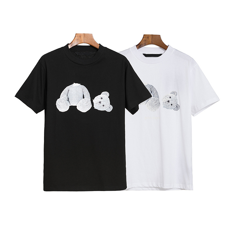 

T shirt fashion Limited edition designer t shirt mens womens wear 21 Colors Graffiti Bear Style Chest Letters Fashion Sportwear lovers summer shirts, Urgent