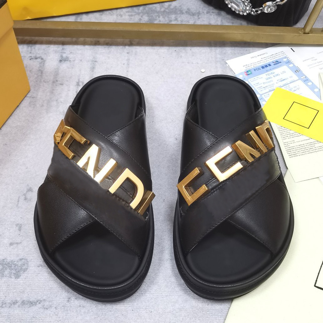 

Designer Slipper Sliders Mens Womens Summer Sandals Beach Slippers Ladies Flip Flops Loafers Black White Blue Slides Chaussures Shoes, #8