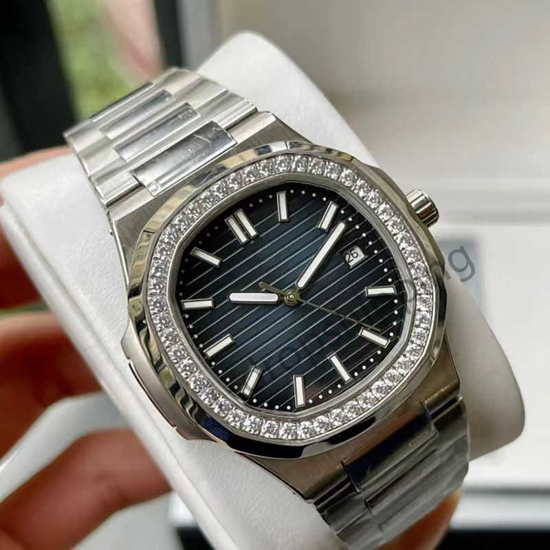 

mens watch 40MM full stainless steel Automatic machinery movement Classic designer diamond wristwatch Orologio di lusso Montre de luxe, Tool