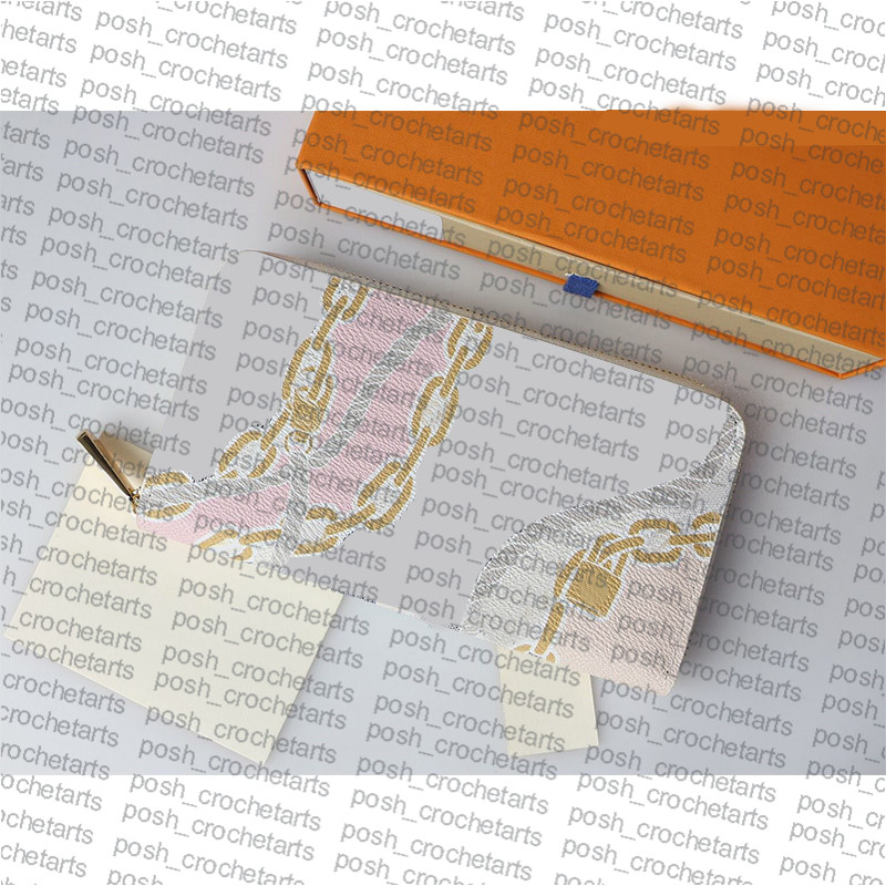 

Nautical Type Zippy Wallet for Women's Purses White Checker Small Leather Goods of Nautical Collection, Victorine wallet