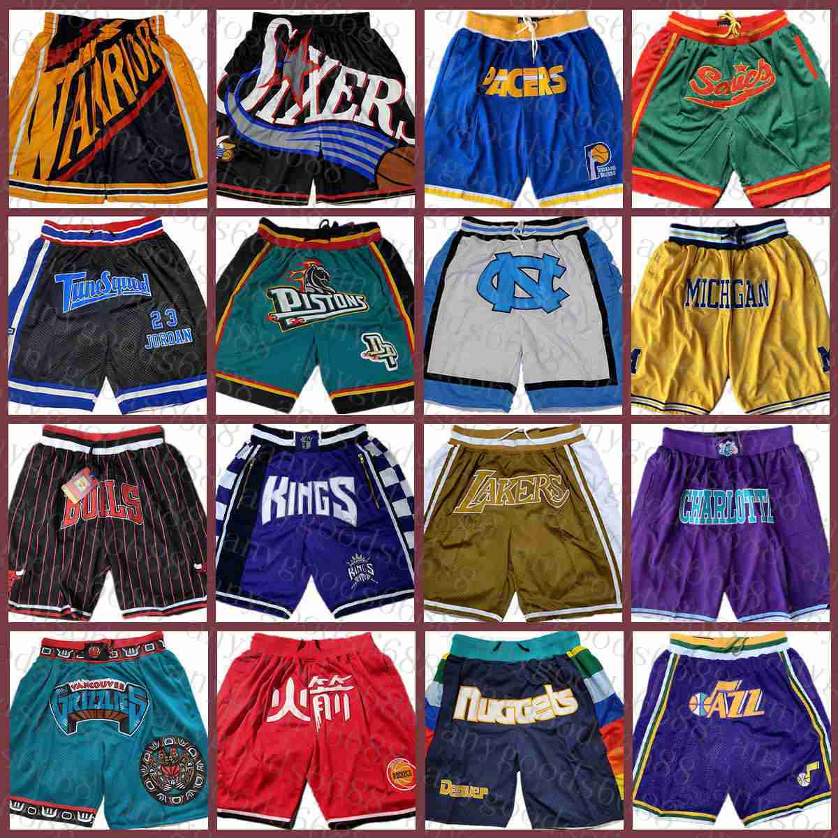 

Detroits Piston JUST DON Minnesotas Timberwolve Basketball''nBa''Shorts Phoenixs Sun Mitchell Ness Portlands Black Trail White Blazer, Just shorts
