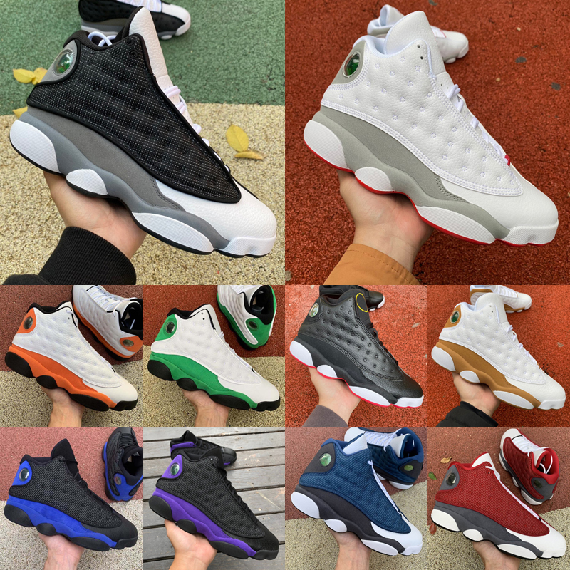 

2023 Basketball Shoes Jumpman 13 Wheat XII 13s Wolf Grey Black Flint Playoffs French Blue Olive He Got Game Chicago Black Cat Men Outdoor Sports Trainers Sneakers, As photo 13