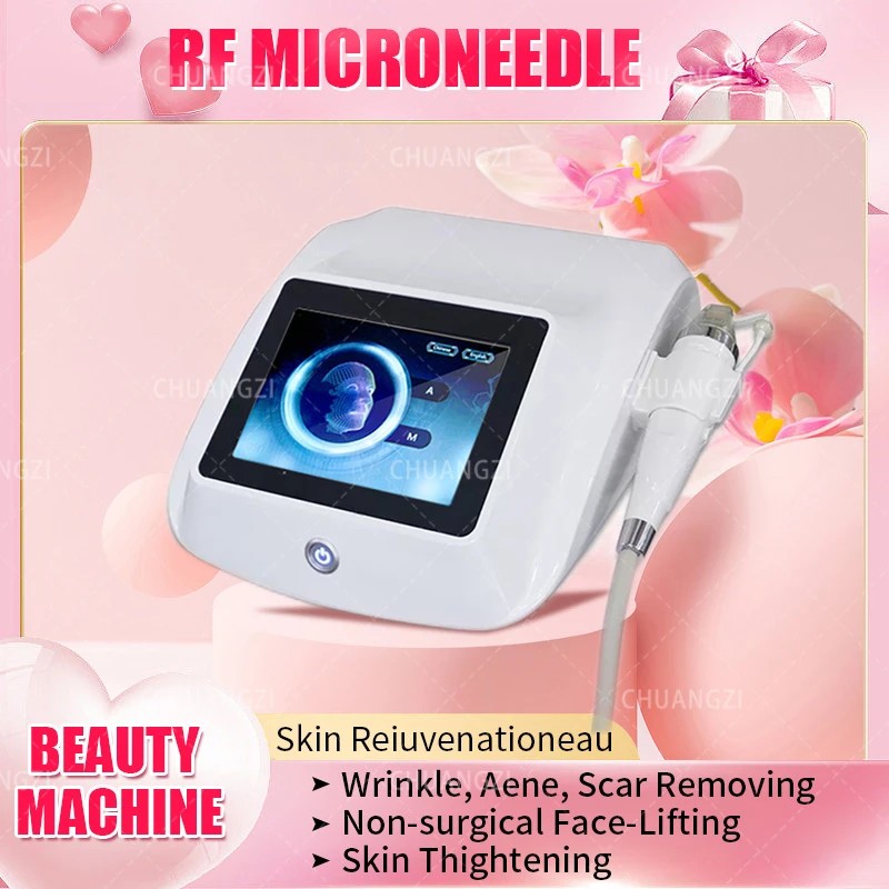 

2023 NEW Best selling portable radio frequency boosting score microneedle radio frequency firming acne scar stretch mark removal