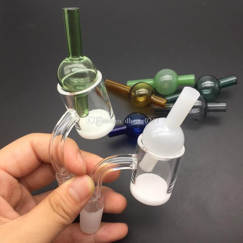 

Domeless Quartz banger thick quartz banger nail with Carb Cap male female clear joint quartz nails banger 10mm 14 mm 18mm