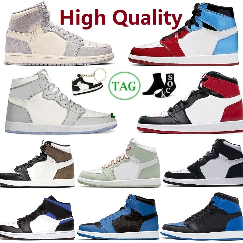 

2023 Jorden 1 1s Basketball Shoes Men Women Outdoor Sneakers Fragment Electro Orange Hype Royal University Blue Dark Mocha Pollen Twist Sports Sneakers Trainers