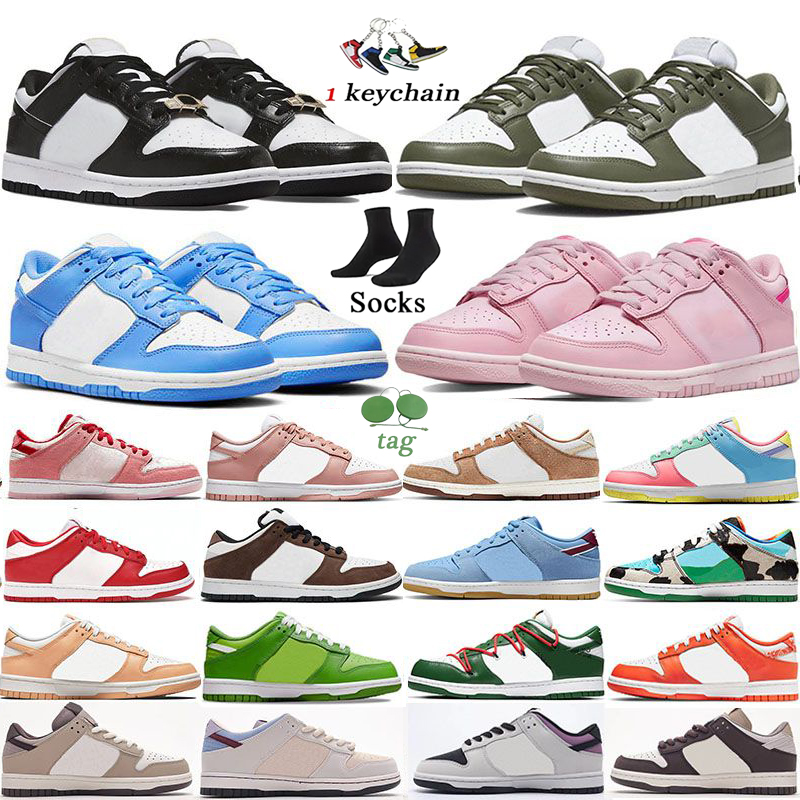 

2023 Men Women Fashion Designers Basketball shoes low sneakers grey Fog UNC flat Syracuse Triple Pink Green Glow Chlorophyll luxury trainers Sports Walking Jogging, No box