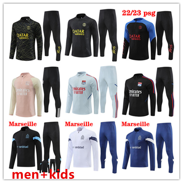 

21 22 23 psgs Jerseys tracksuits mbappe training kit 22/23 Olympique OM Marseilles survetement foot tuta retro futbol Soccer football maillot camisetas chandal, 09