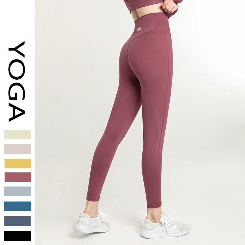 

Womens outfit jogger yoga leggings suit pants High Waist Sports Raising Hips Gym Wear Legging lady Align Elastic Fitness Tights alo Workout cropped Pants, 137