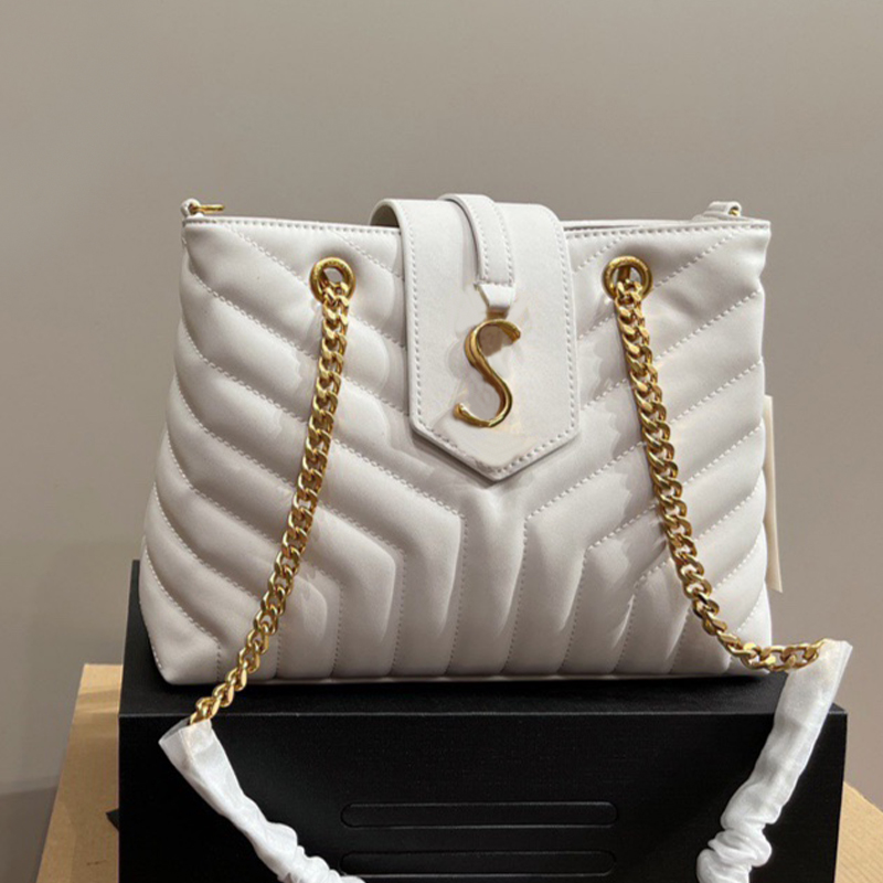 Luxury Designer Bags Womens Chain Handbag Top Girl High Capacity Travel Style Brand Shoulder Bag Classic Letter Cross Body-image-856979660