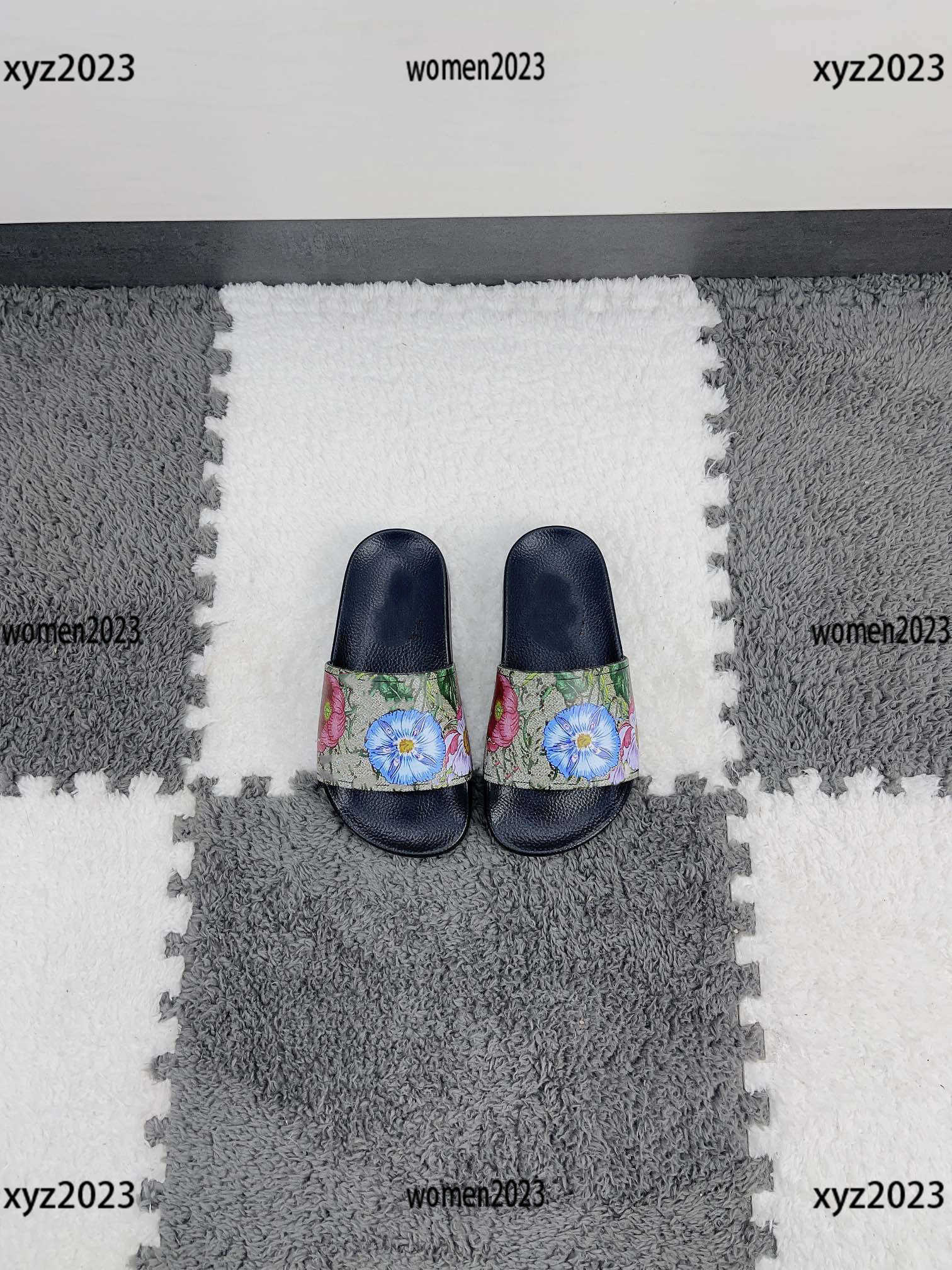 

luxury Colorful printing Slippers toddler shoes designer baby shoes Flower design Kids Sandals Summer Box Packaging Children's Size 26-35, #1