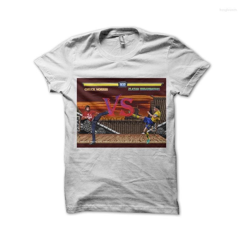

Men' T Shirts Men Shirt T-shirt Chuck Norris Vs Zlatan Ibrahimovic White Tshirts Women, Men-darkpurple