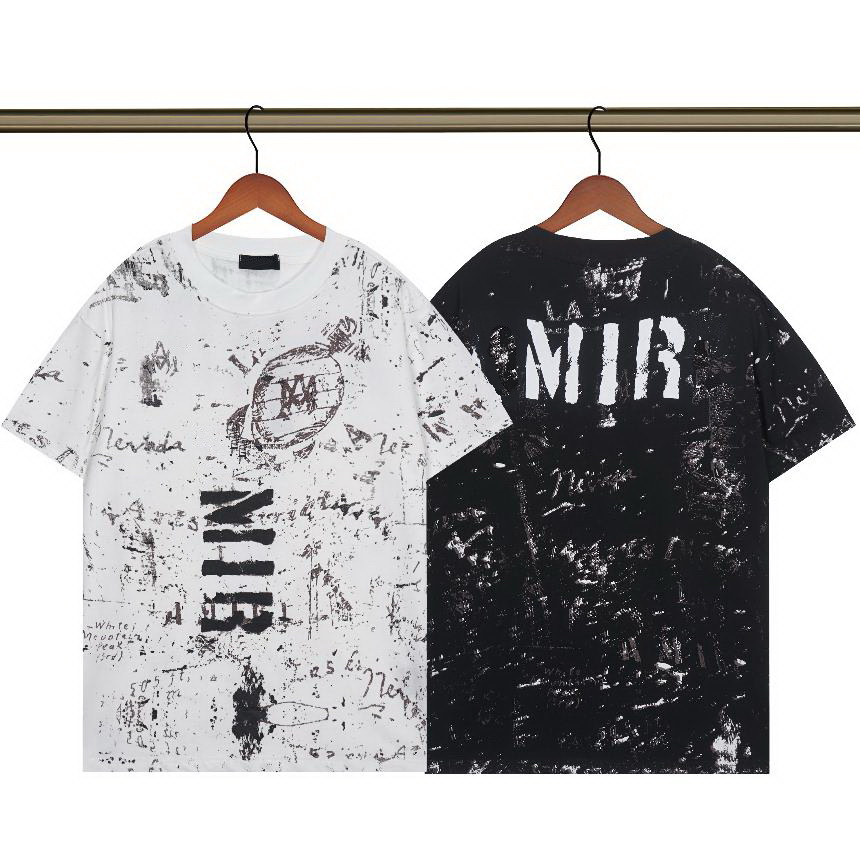 

2023 New Man Leisure T Shirt Design Brand Series Print Short Sleeve Pure Cotton Tees Lovers Loose Tops High Quality S to XXXL 25 Styles, 02