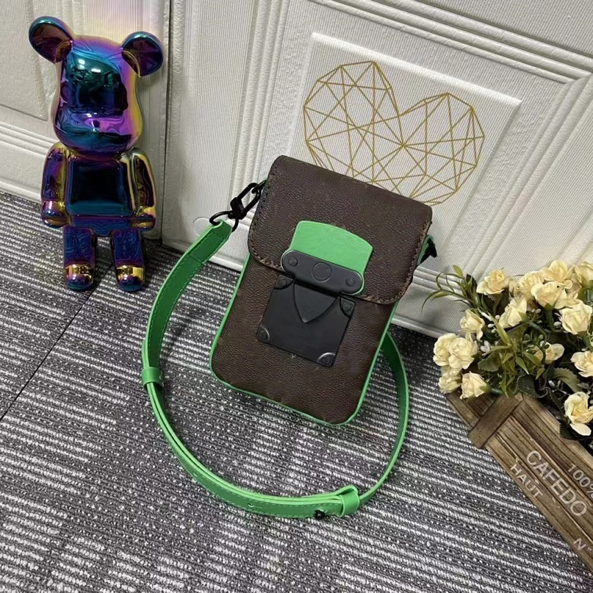 

new satchel Latest Shoulder Bag Original Luxury Designers monograms Handbags Fashions Steamer classics Messenger Handbag Fashion Brands Crossbody Bags, Mono =light green