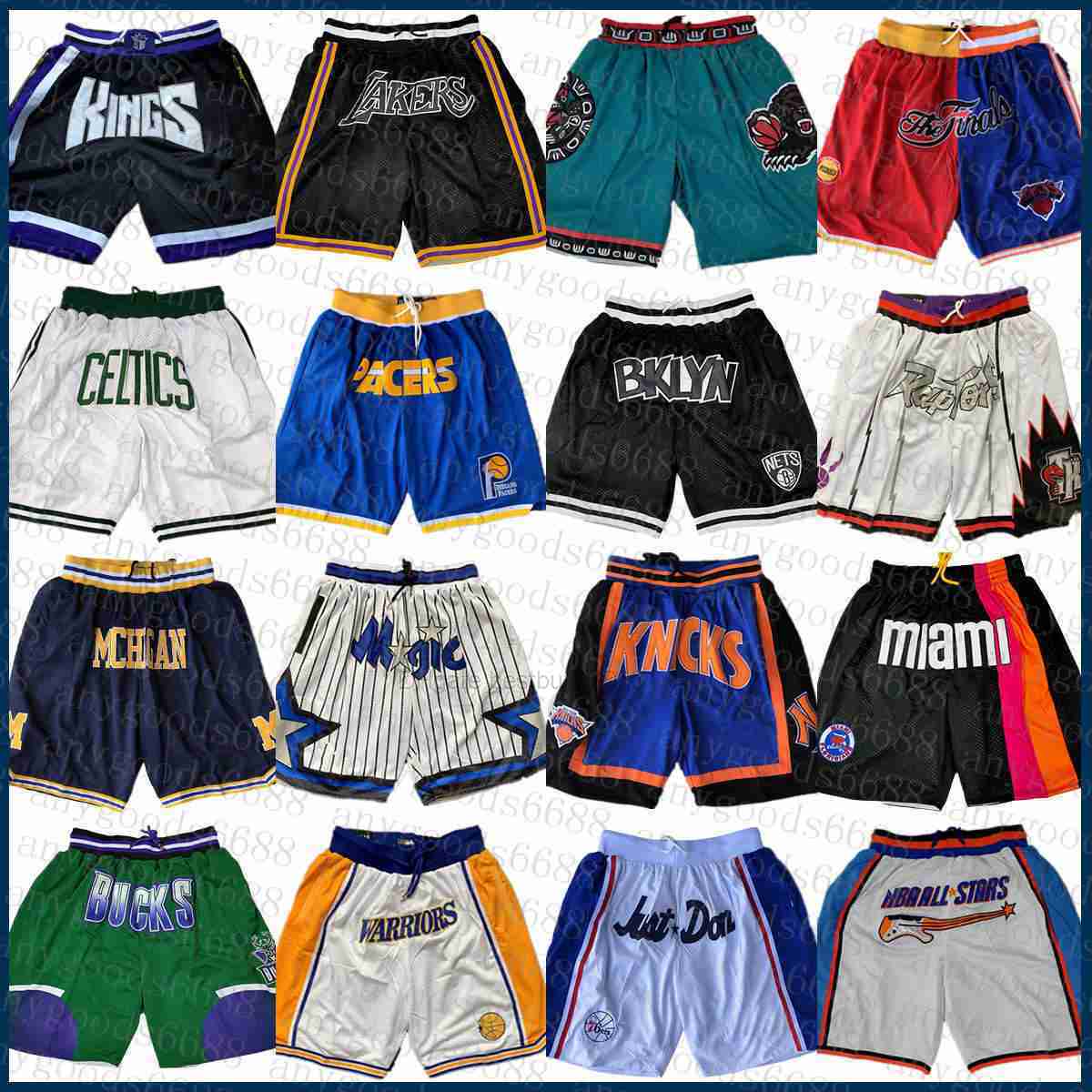 

Just DON 2023 Indiana Best Pacer Basketball''nBa''Shorts Los Best Angeles Pink Lakeres Pocket Shorts Memphi Grizzlie Charlottes Hornet Quick Dry, Just shorts
