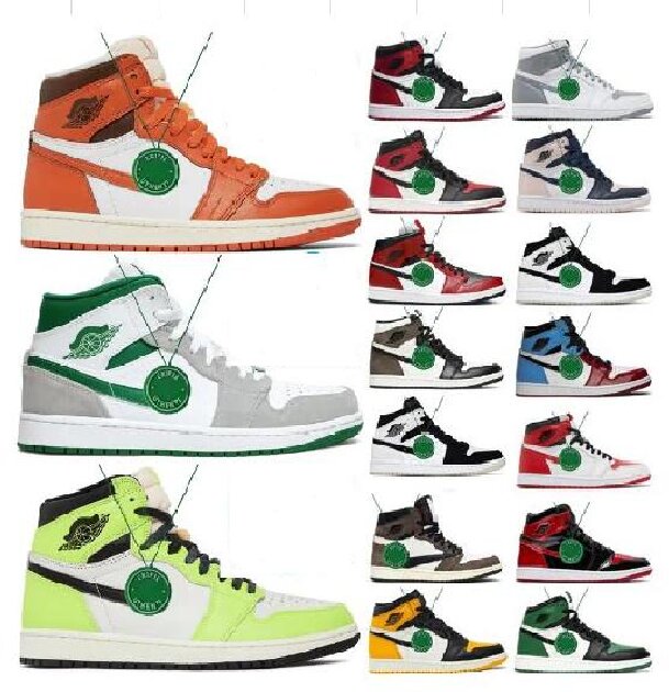 

Men Women 1 basketball shoes jorban 1s University Blue Patent Bred Stage Haze OG Chicago Dark Mocha Cool Grey Fog Twist Pine Green Rebellionaire Yellow Toe sneakers, 44