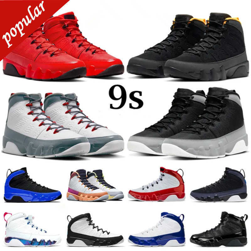 

OG S 9s men basketball shoes Particle Grey Racer Statue jumpman 9 retro University Blue Bred Gym Red mens trainer, 012
