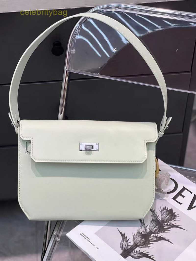 

Designer Kellies Handbags Hemres Leather 2023 New Genuine Swift Silver Buckle Strap Handgrip Bag Single Shoulder Oblique Straddle Women's has logo VT2F, Khaki7