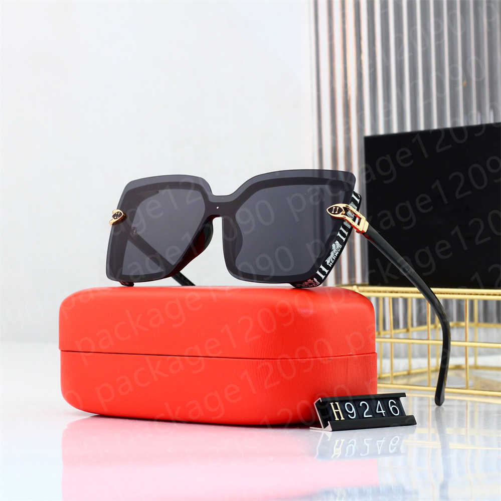 

brand Top luxury Sunglasses 9246 lens designer womens Mens Goggle senior Eyewear For Women eyeglasses frame Vintage Metal Sun Glasses With Box
