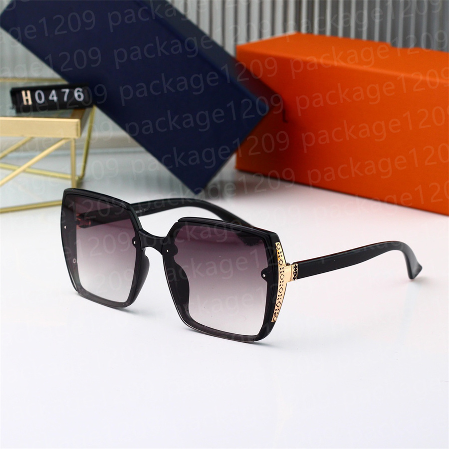 

Designer Brand Sunglasses Flower Lens Sun Glasses with Letter Women Men Unisex Traveling Sunglass Black Beach Driving Outdoor Adumbral 0476 Fashion Eyelgasses