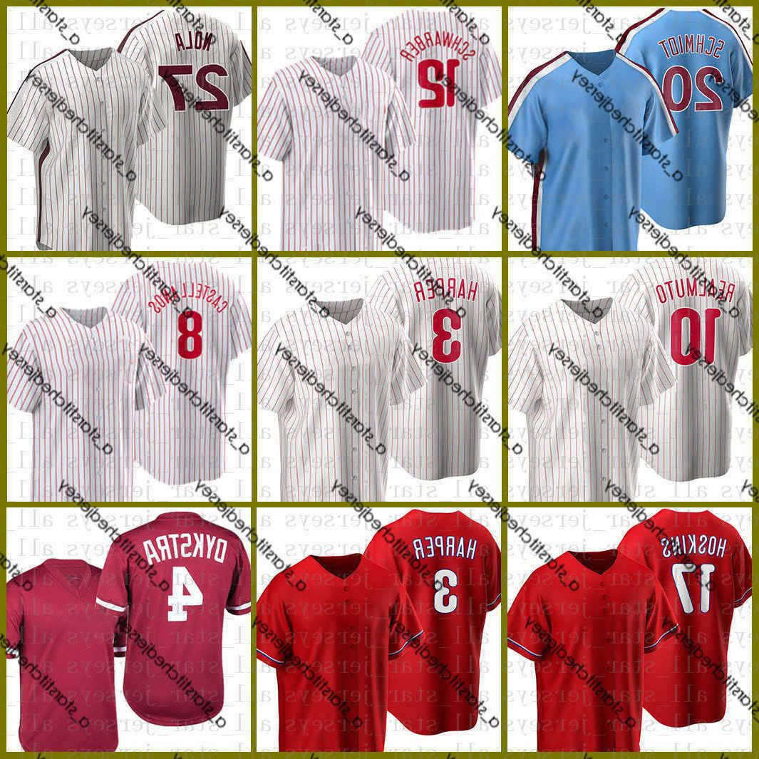 

Baseball Jerseys Philadelphia Baseball Jersey Bryce JTRe almutoHa rperNi ckCa stellanosKy leSc hwarberLe nnyMi keSc hmidtDy kstraDi diGr egoriusRa, Women size:s-xxl(feichengren)