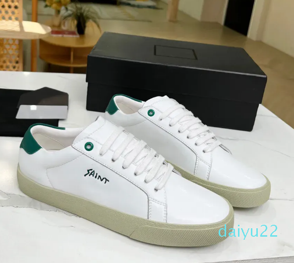 Luxury brand Common-shoes pop design Men's casual shoes Women white sneaker low Leather Sneakers black leathers outdoor trainer-image-918959931