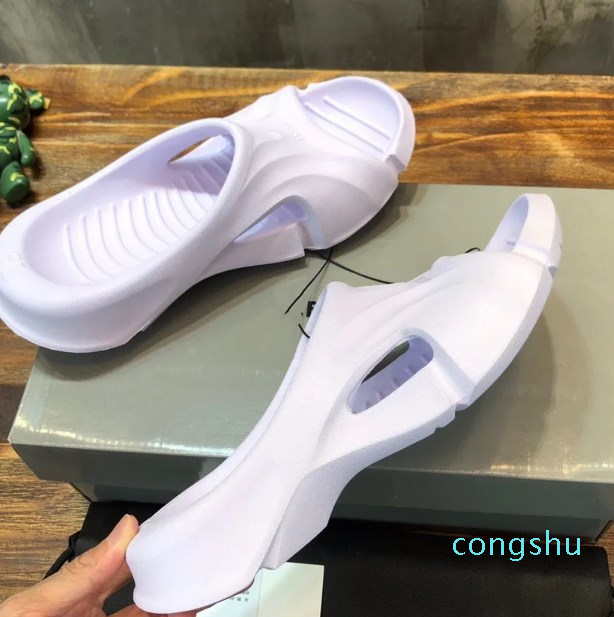 

Paris heterotypic slippers men's casual fashion flip flops women wear beach flip flops lovers, B color 2