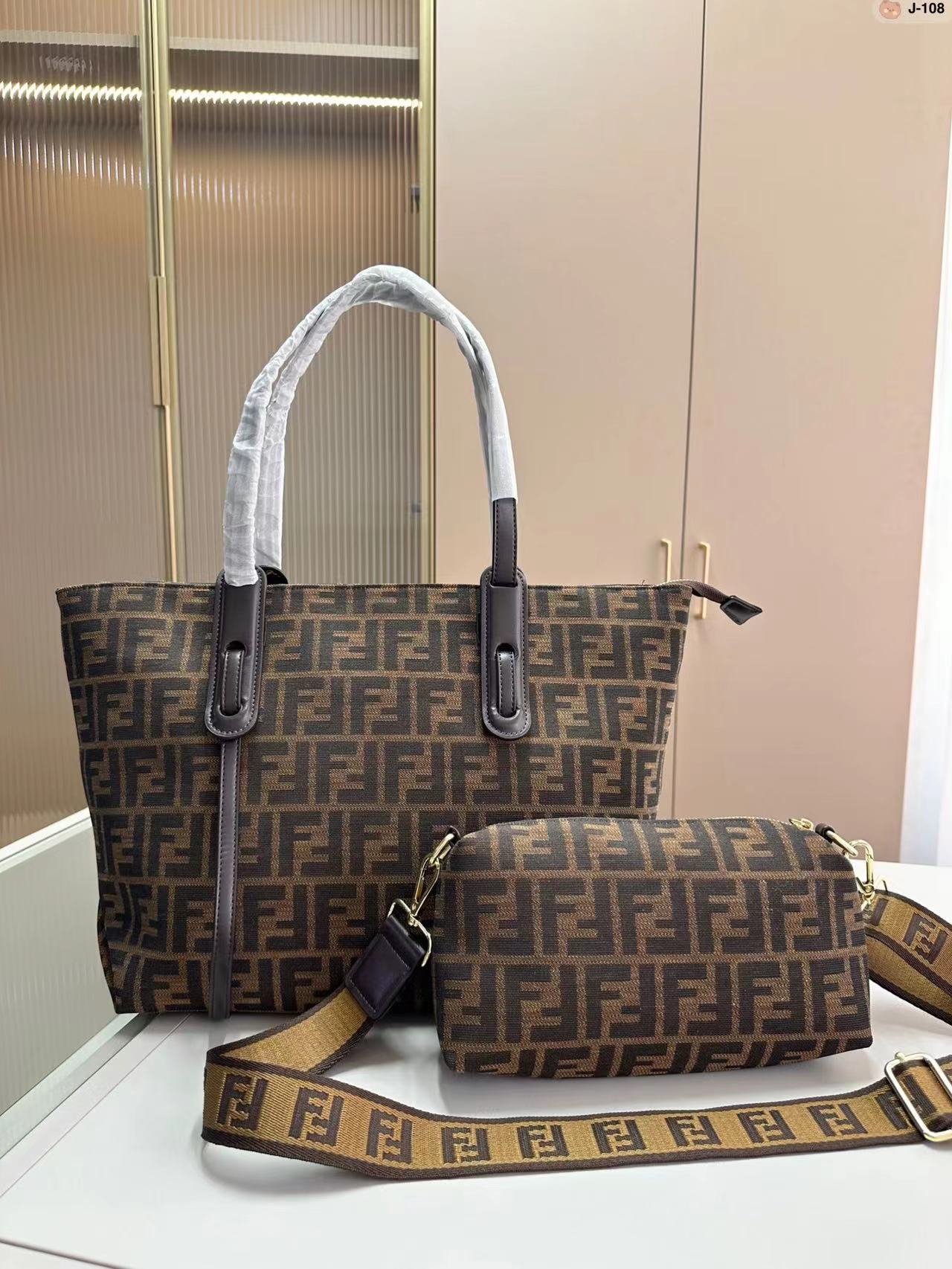 

2023 Ladies Baguette handbag fashion designer bag shoulder bag cross body Brown cloth handbags Black embroidery trim, Khzki 35*30