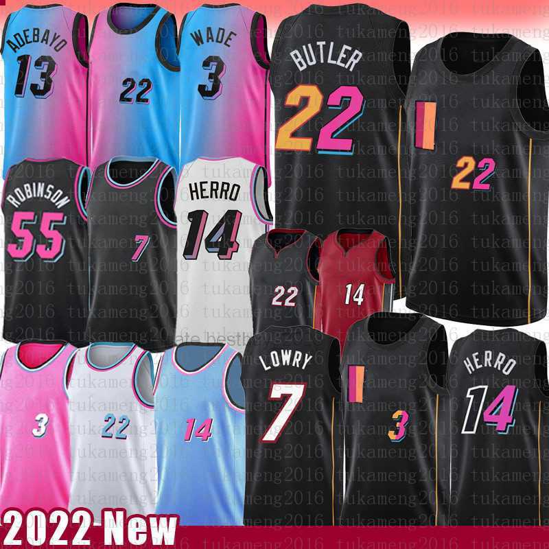 

Basketball''nBa''Jerseys Tyler Herro Jimmy Butler KyleLowry Mens Shirts Dwayne Dwyane Wade Bam Ado Duncan Robinson Jersey 14 22 7 3 13 55, Patch+jersey