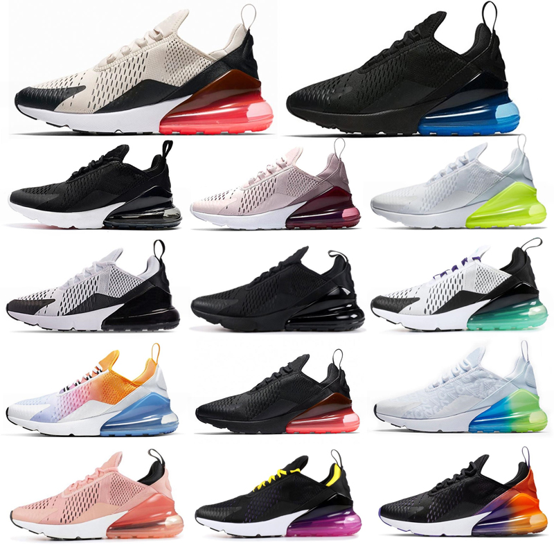 

Sports 270 Running Shoes Triple Black White University Red Barely Rose New Quality Platinum Volt 27C 270s Men Women Tennis Trainers Sneakers 36-45, 25