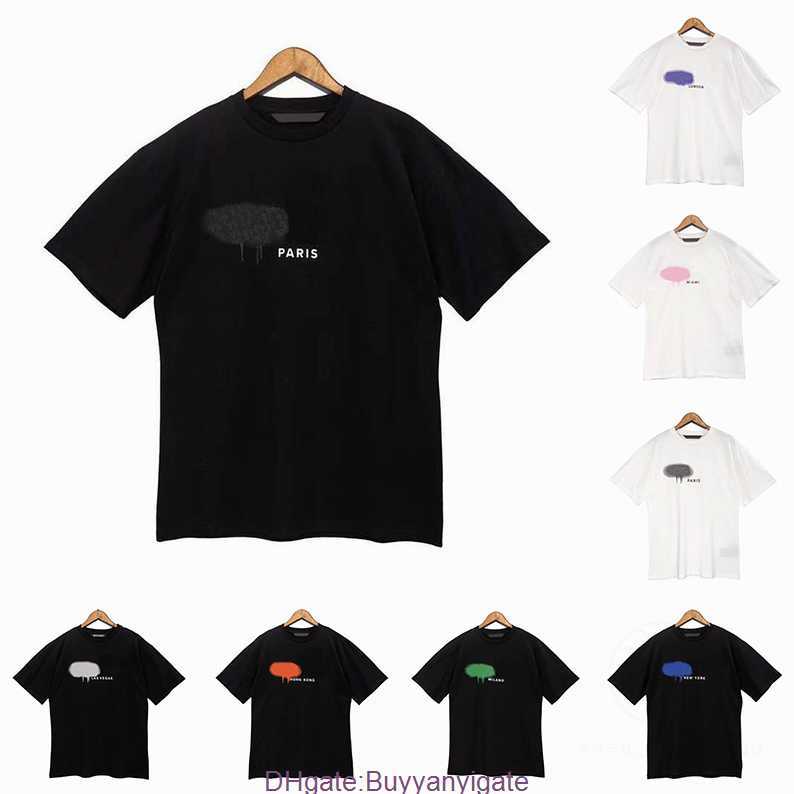 

Men's T-Shirts Tees Tshirt Fashion new Mens Womens Designers T Shirts Long Sleeve Palms Tops Luxurys Letter Tshirts Clothing Short Sleeved summer, 11