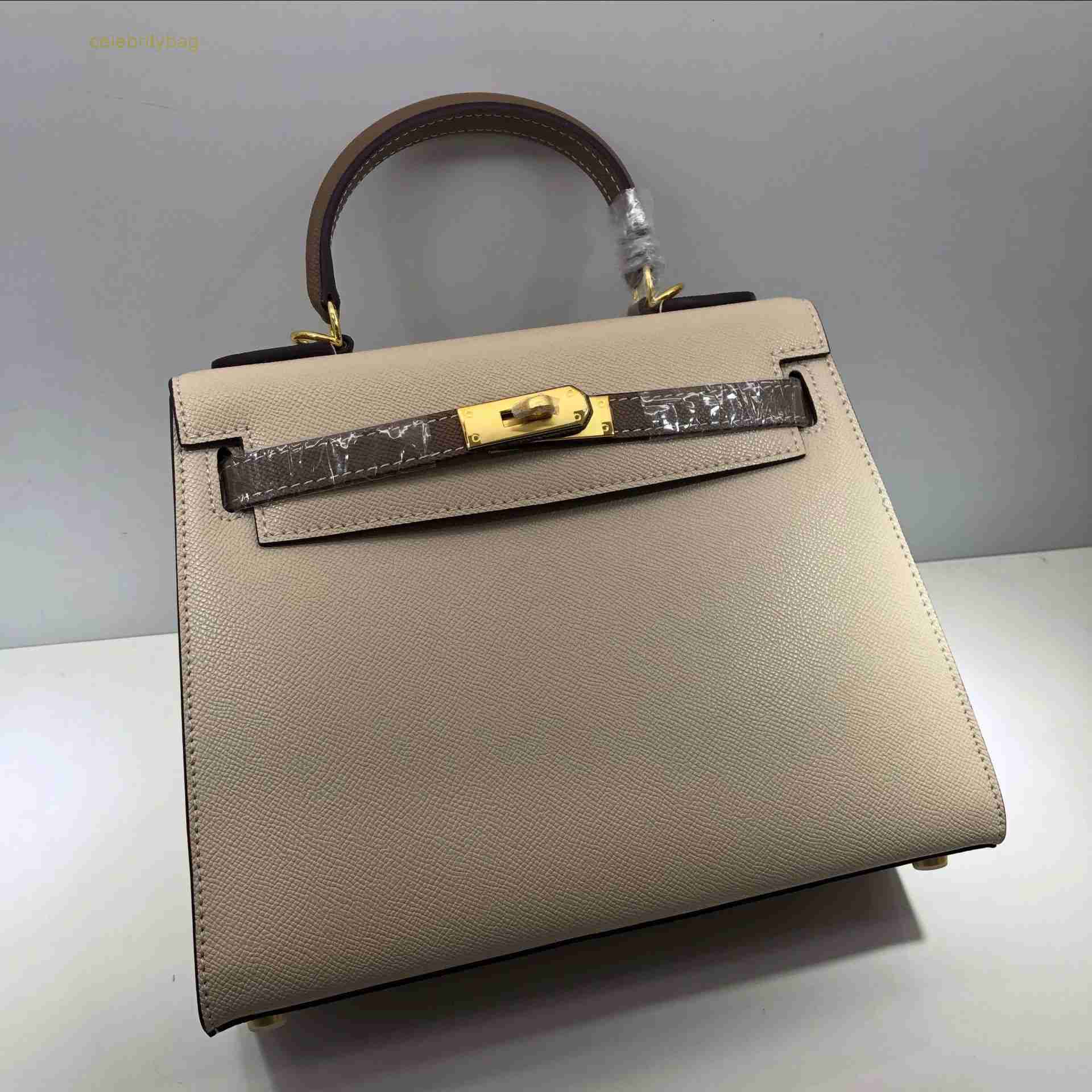 

Designer Kellies Handbags Hemres Pattern Colored Palm Bag 2023 New Genuine Leather Women's Shoulder Large Capacity Versatile Cowhide Handbag has logo SXDC, 25 # grey/blue